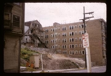 East side of Bunker Hill Avenue between 1st and 2nd Streets