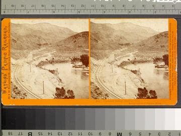 302. Pleasant Valley, looking East, Lower Cañon of Truckee River