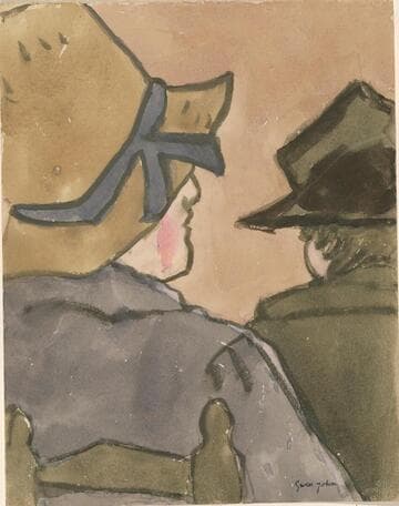 Two Women in a Church