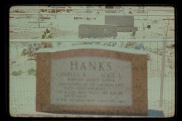 Hank's headstone; Elgin, Utah