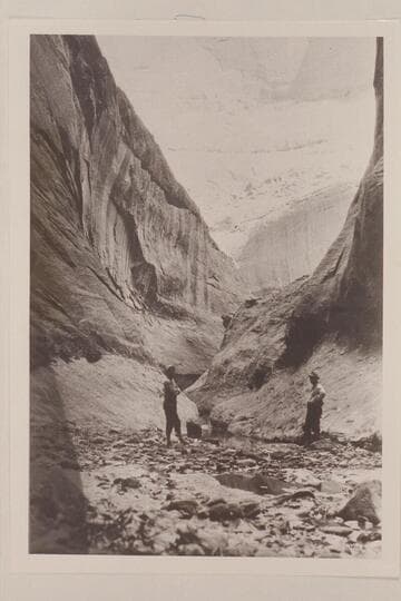 USGS Glen Canyon party of 1922, Sep. Hidden Passage