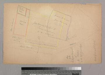 Map of the Los Angeles Vineyard of M. Keller