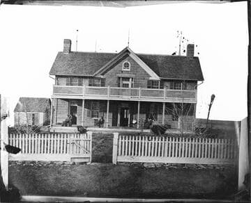 Residence of Smith Paul. Paul's Valley, Indian Territory